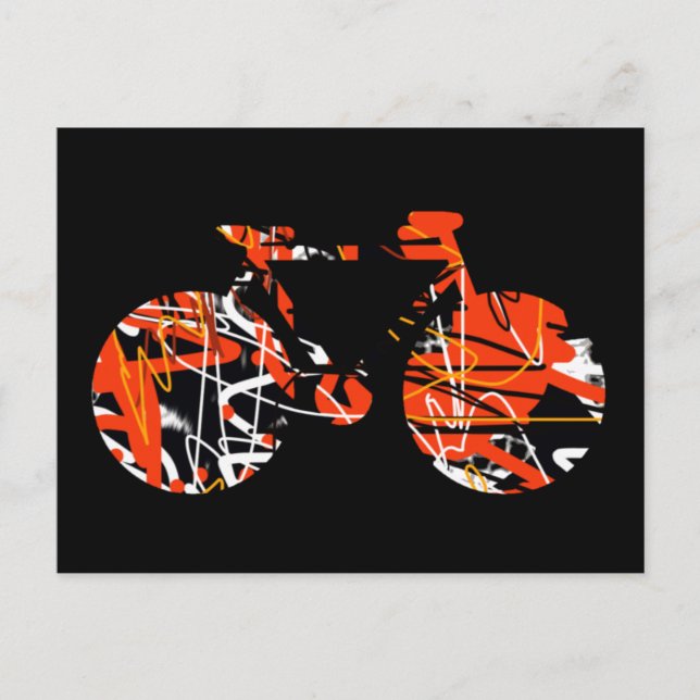 Postal bicicleta - ciclismo + bicicleta (Anverso)