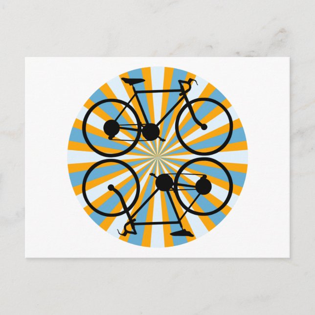 Postal Bicicleta ciclista (Anverso)
