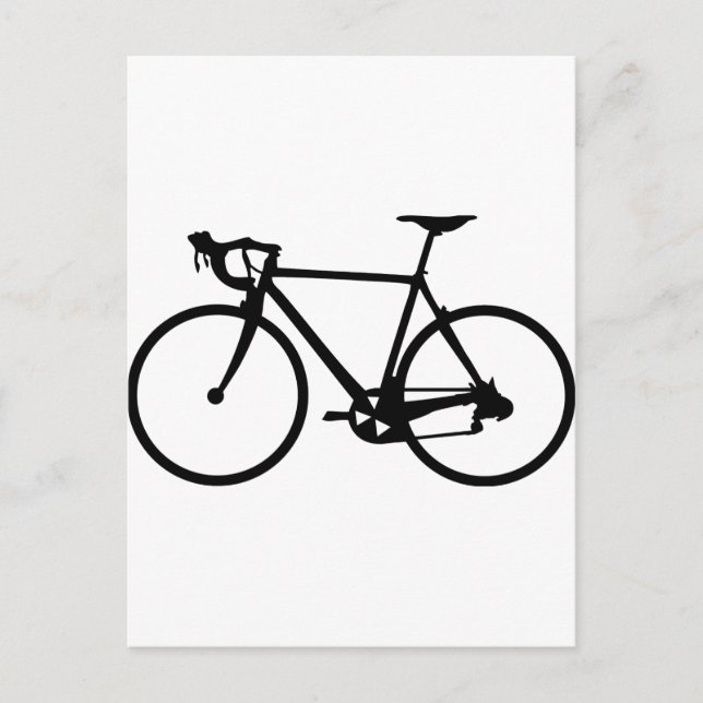 Postal bicicleta de carreras (Anverso)