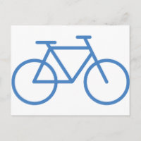 bicicleta de icono azul