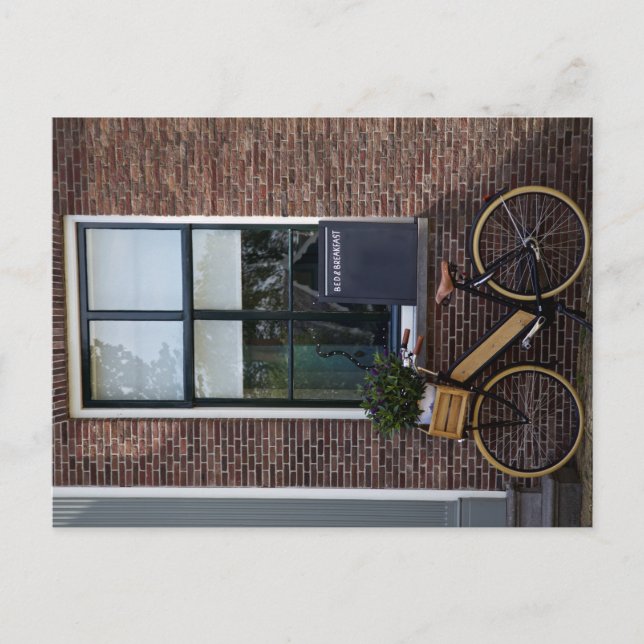 Postal Bicicleta de madera (Anverso)