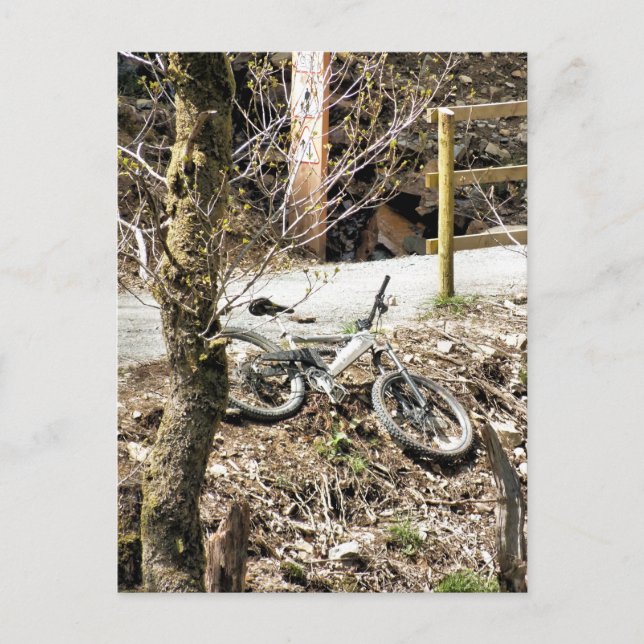 POSTAL BICICLETA DE MONTAÑA (Anverso)