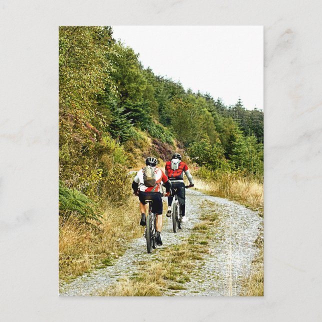 POSTAL BICICLETA DE MONTAÑA (Anverso)