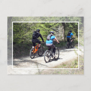 POSTAL BICICLETA DE MONTAÑA