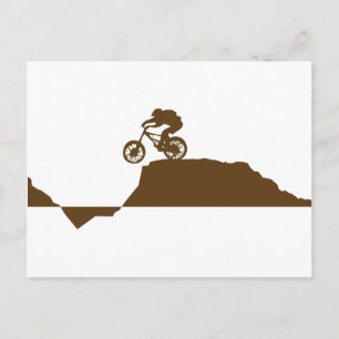Postal Bicicleta de montaña