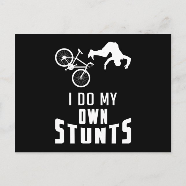 Postal Bicicleta de montaña Bicicleta MTB Regalo de desce (Anverso)