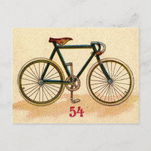 Postal Bicicleta del vintage