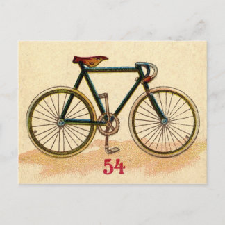 Postal Bicicleta del vintage