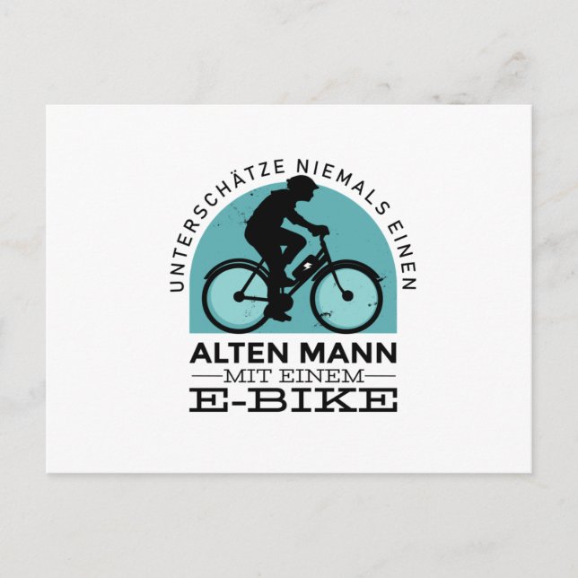 Postal Bicicleta electrónica (Anverso)