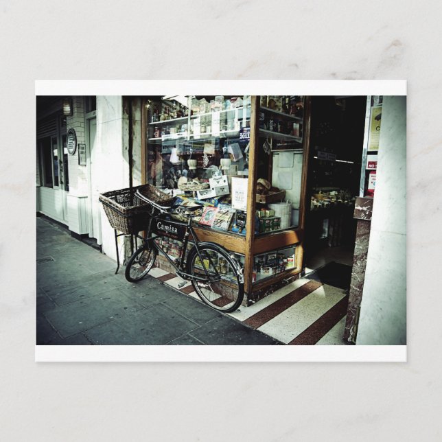 Postal Bicicleta en Soho (Anverso)