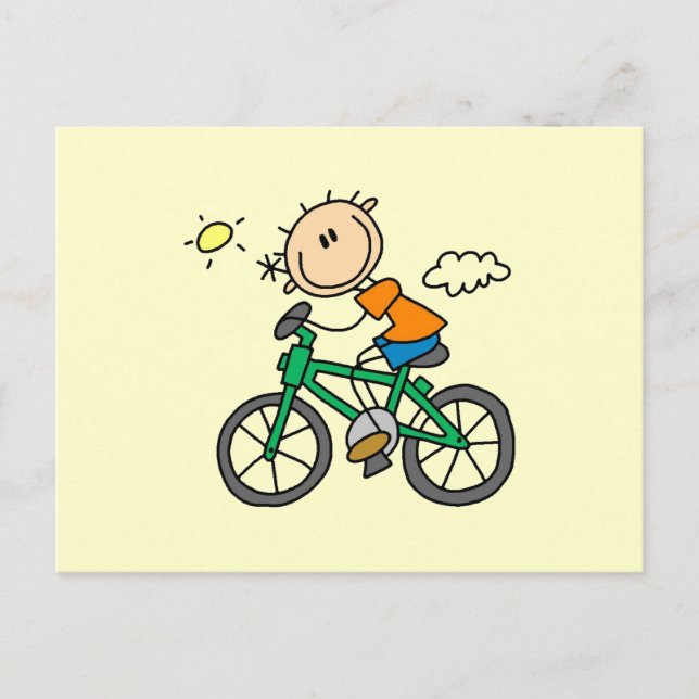 Postal Bicicleta - Hombre (Anverso)
