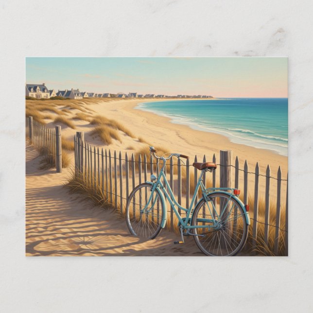 Postal Bicicleta Île de Ré France (Anverso)