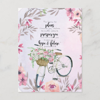Postal Bicicleta inspiradora del 29:11 de Jeremiah