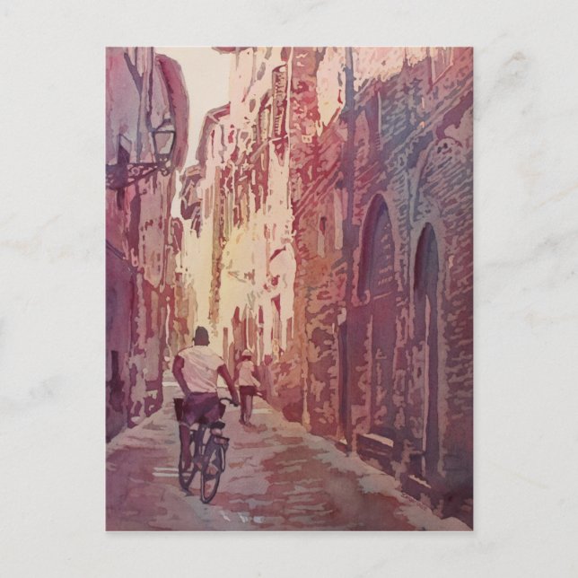 Postal Bicicleta Lucca (Anverso)