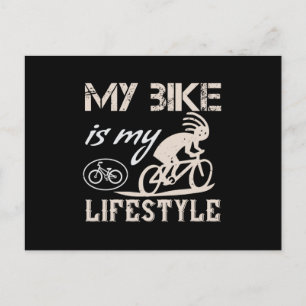 Postal Bicicleta - Mi bicicleta es mi estilo de vida