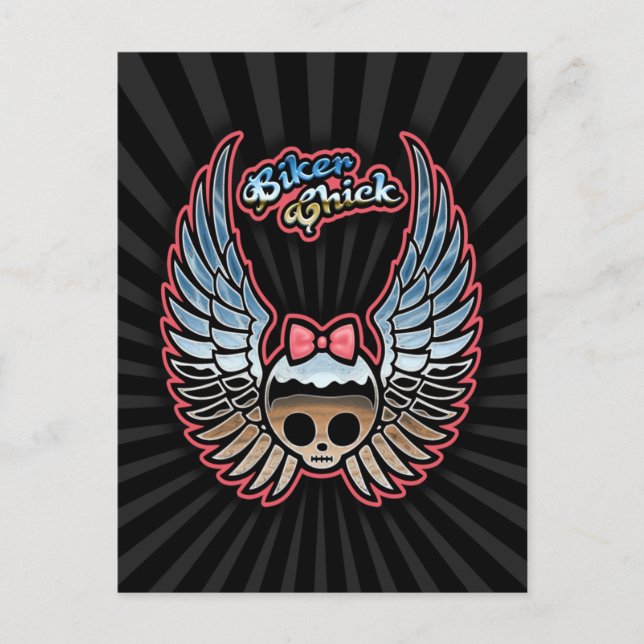 Postal Bicicleta Molly Chrome (Anverso)