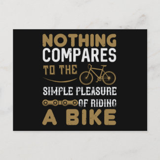 Postal Bicicleta - Nada se compara con montar en biciclet
