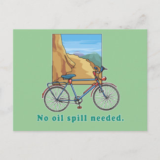 Postal Bicicleta: No se necesita derrame de petróleo cam