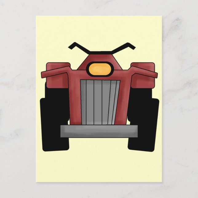 Postal Bicicleta Quad Runner (Anverso)