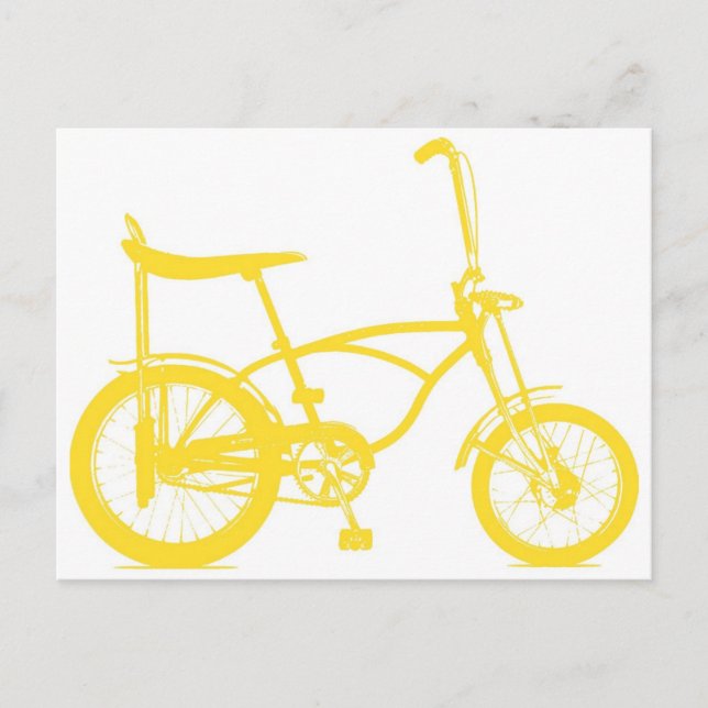 Postal Bicicleta Retro Banana Seat (Anverso)
