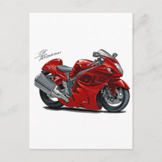 Postal Bicicleta roja Hayabusa
