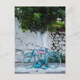 Postal Bicicleta Turquesa