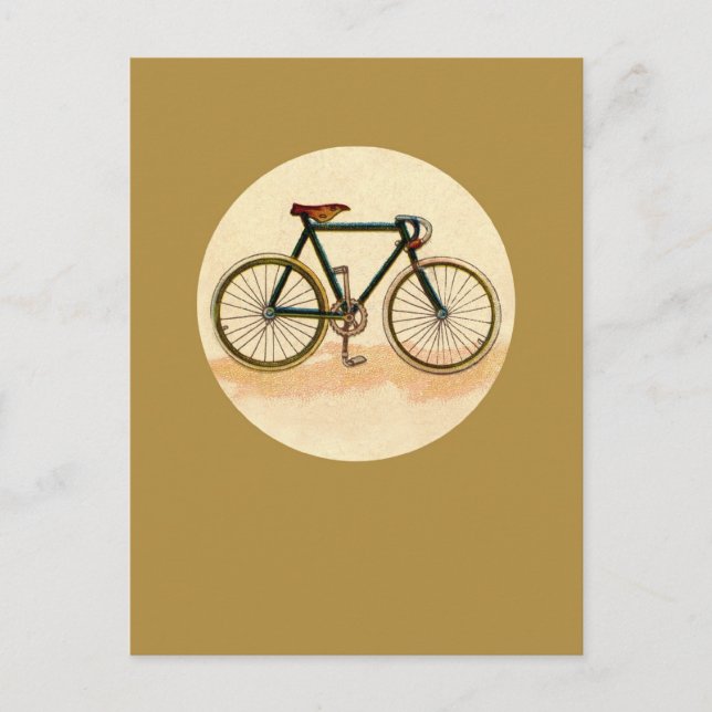 Postal Bicicleta Vintage (Anverso)