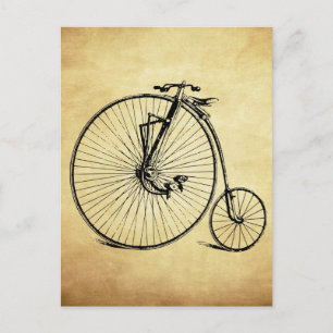 Postal Bicicleta Vintage