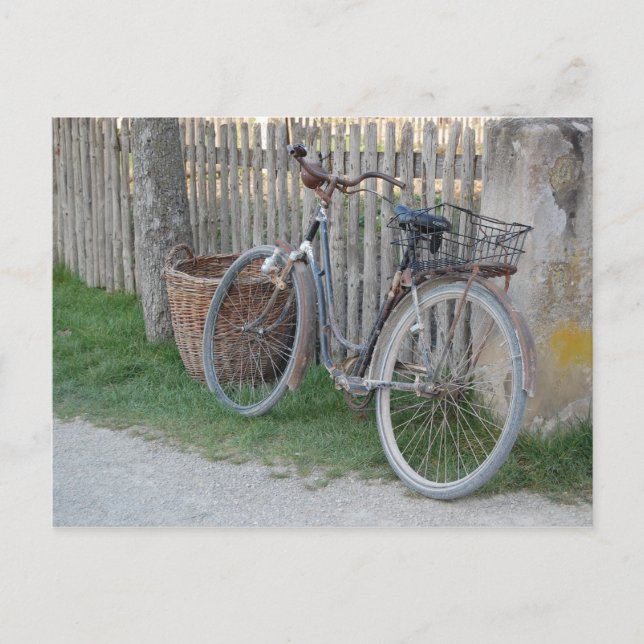 Postal Bicicleta Vintage (Anverso)