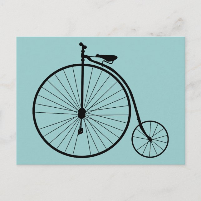 Postal Bicicleta Vintage (Anverso)