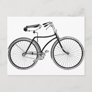 Postal Bicicleta Vintage