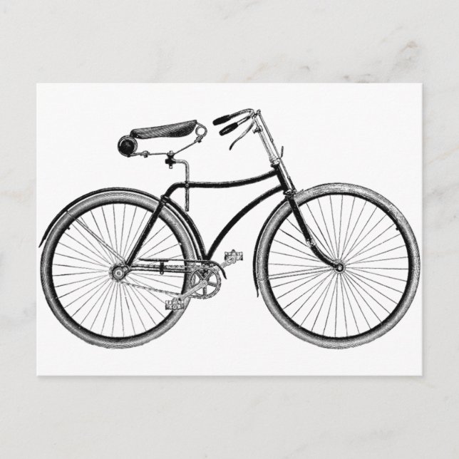 Postal Bicicleta Vintage (Anverso)