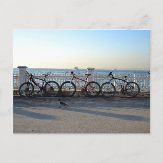 Postal Bicicletas con cuerdas (Anverso)