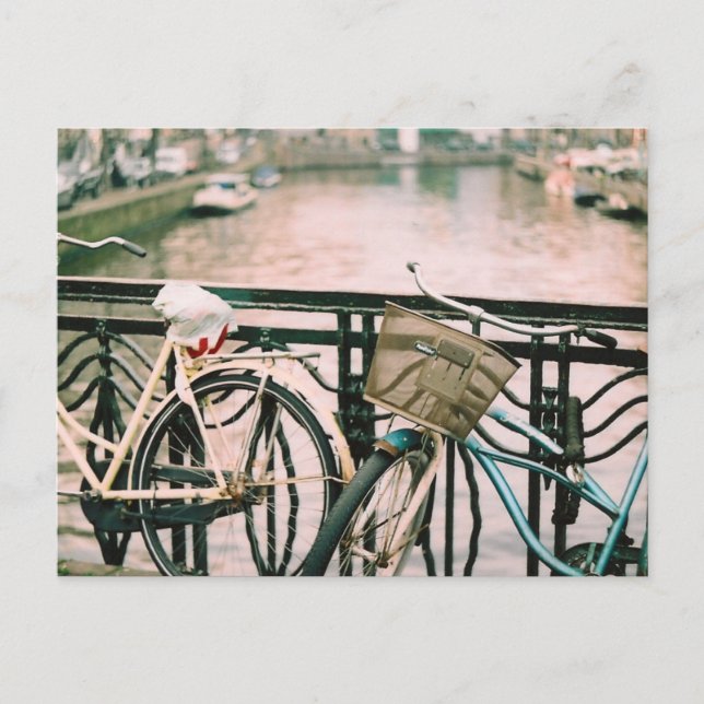 Postal Bicicletas De Ámsterdam (Anverso)