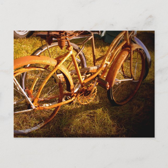 Postal Bicicletas de época (Anverso)