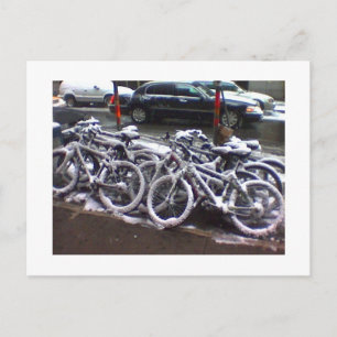 Postal Bicicletas de nieve
