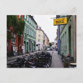 Postal Bicicletas en la antigua calle Copenhague