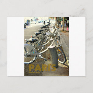 Postal Bicicletas París-Francia