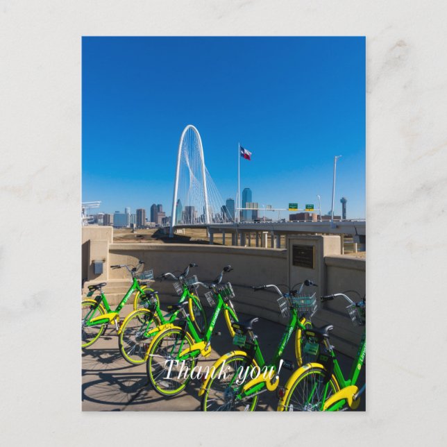 Postal Bicicletas Y Dallas (Anverso)