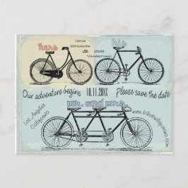 Postal Bicycle Built For Two Getting Married