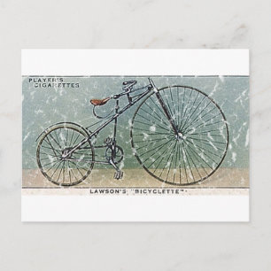 Postal Bicyclette de Lawson-1879 - angustiada