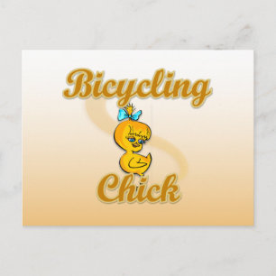 Postal Bicycling Chick