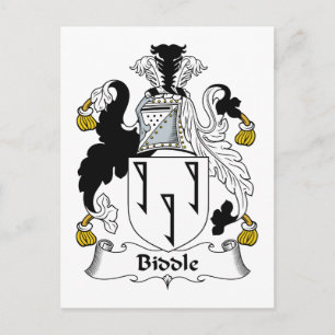 Postal Biddle Family Crest
