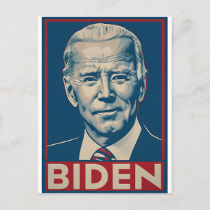 Postal Biden Election 2024 Retro Político