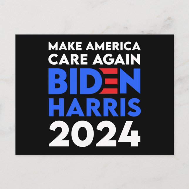 Postal Biden / Harris - 2024 - Haz que Estados Unidos vue (Anverso)