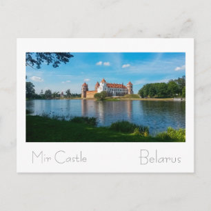 Postal Bielorrusia Беларусь Arquitectura del castillo de