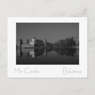 Postal Bielorrusia Беларусь Arquitectura del castillo de