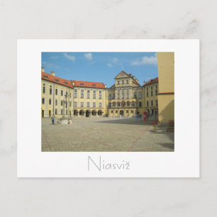 Postal Bielorrusia Беларусь Niasviž Castillo de Nesvizh T