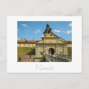 Postal Bielorrusia Беларусь Niasviž Castillo de Nesvizh T