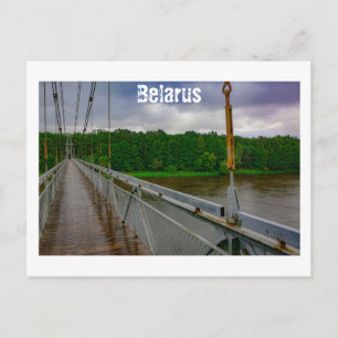 Postal Bielorrusia Беларусь Puentes Masty Arquitectura de